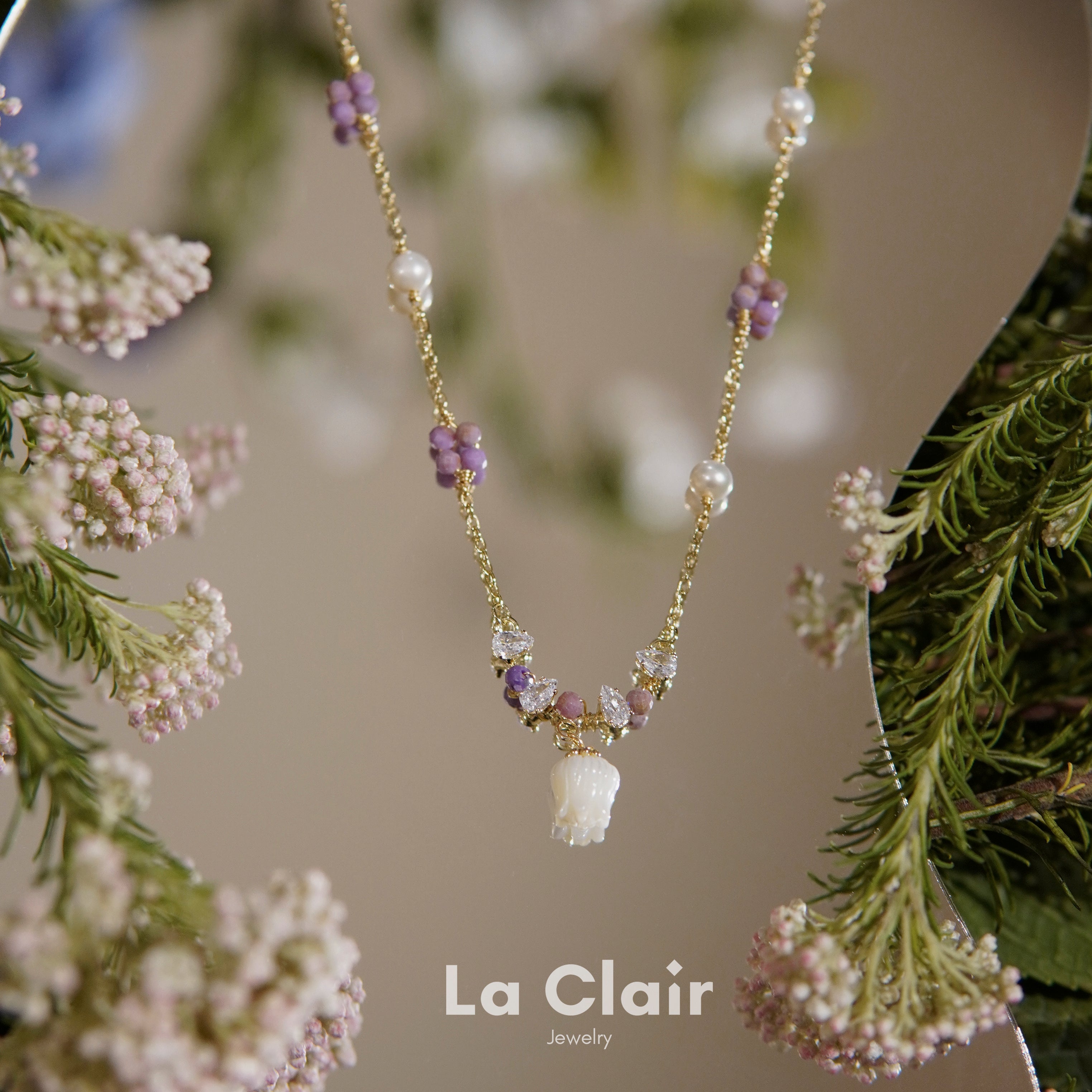Dawn Bluebells Necklace