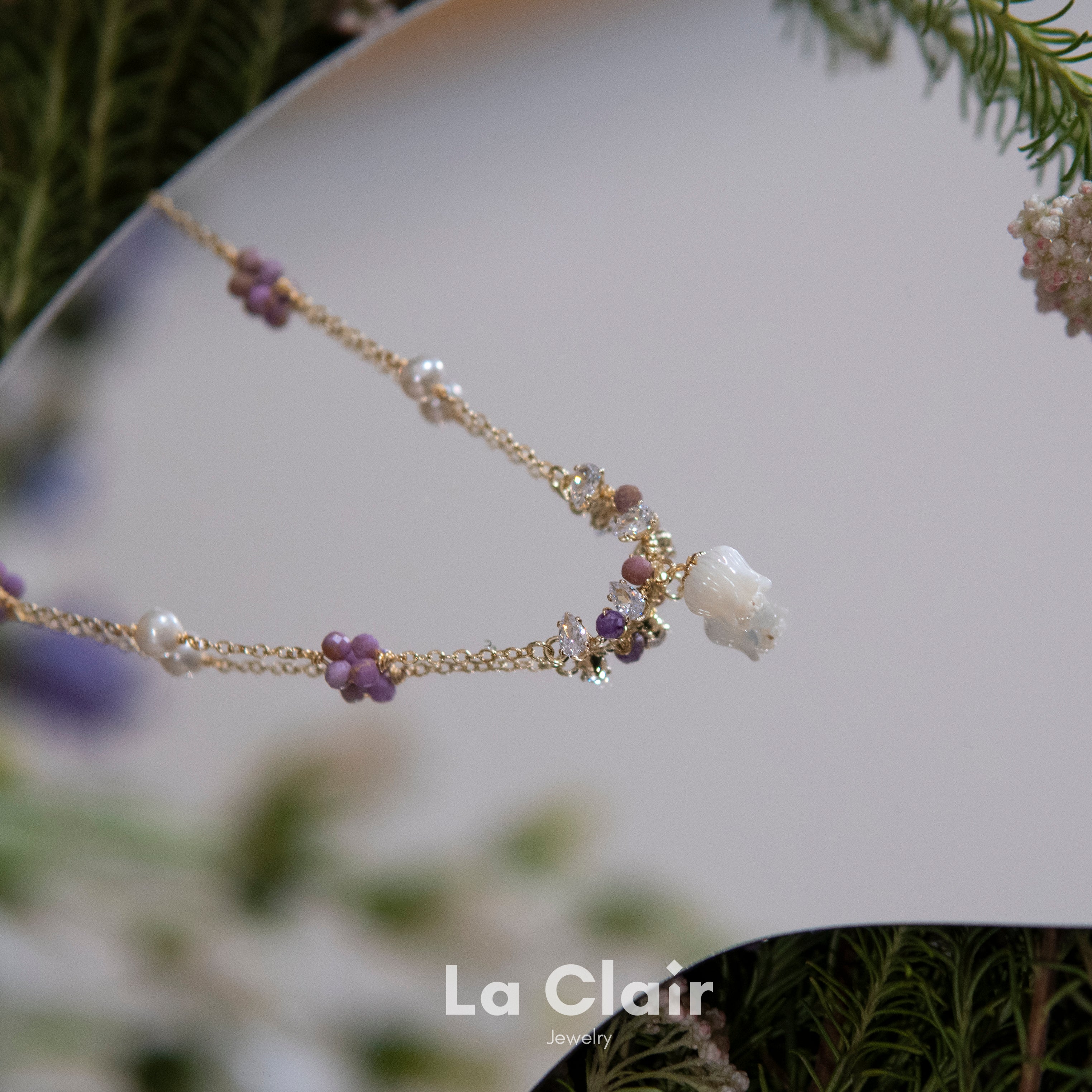 Dawn Bluebells Necklace