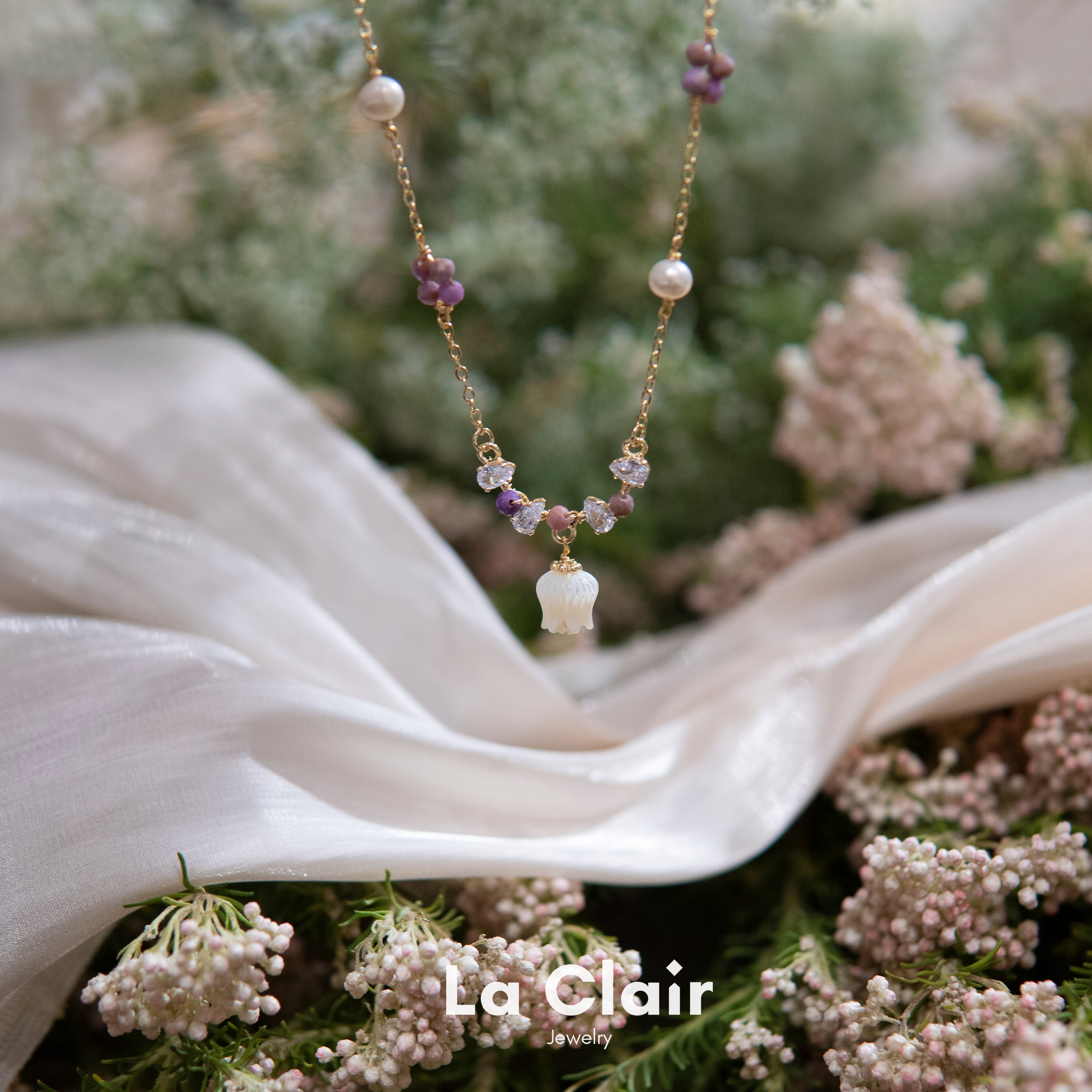 Dawn Bluebells Necklace