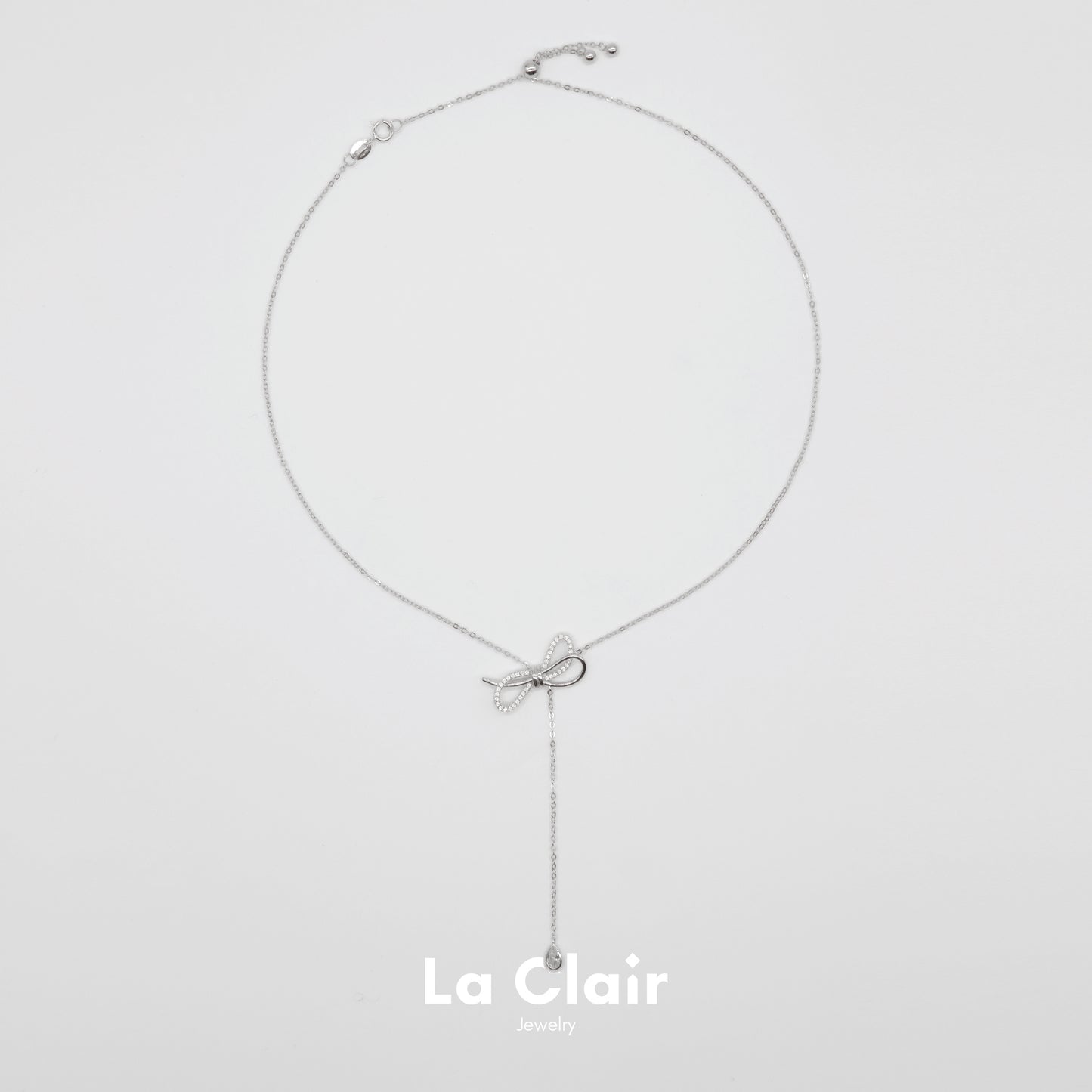 Glistening Bow Knot Necklace_1