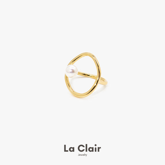 Pearl Orbit Ring