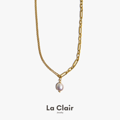 Minimalist Freshwater Pearl Necklace