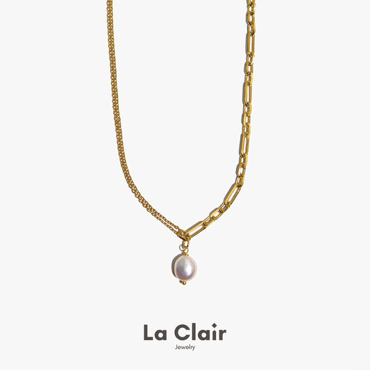 Minimalist Freshwater Pearl Necklace