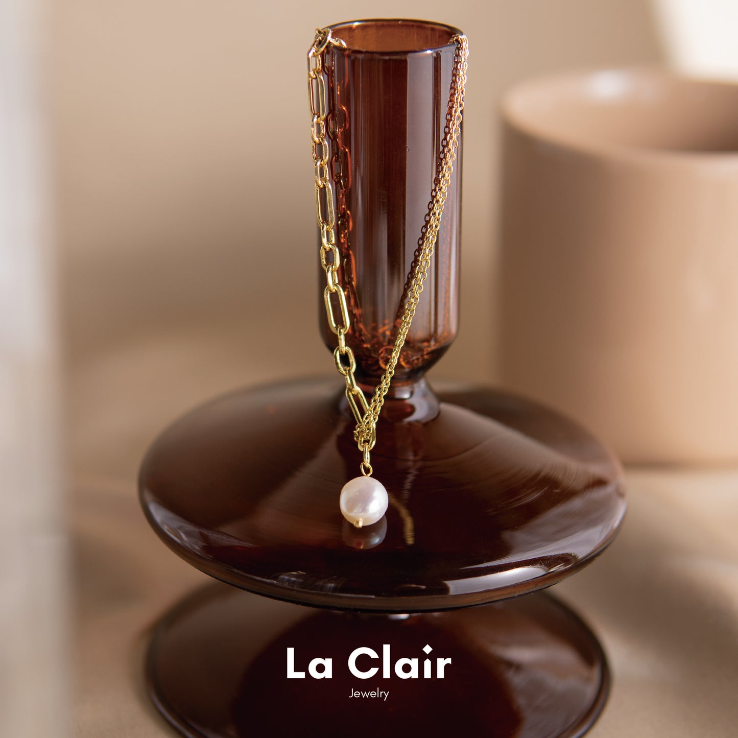 Minimalist Freshwater Pearl Necklace