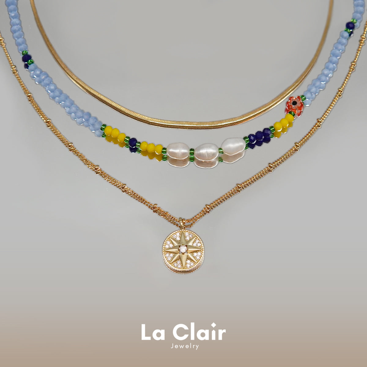 Azure Blossom Crystal Necklace_2