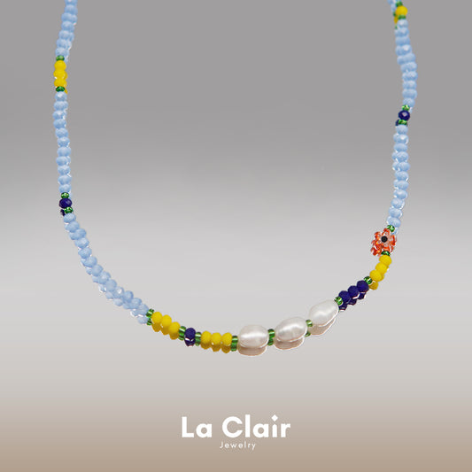Azure Blossom Crystal Necklace_3