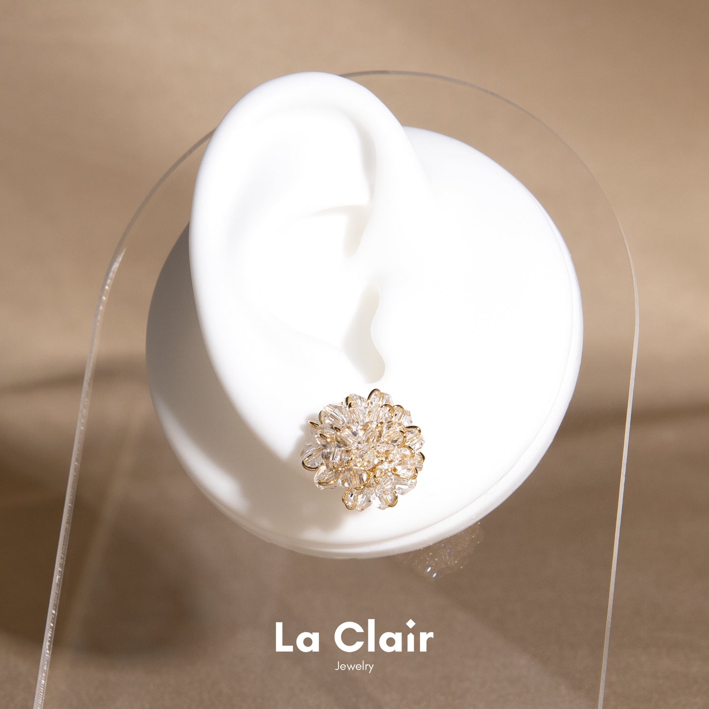 Crystal Flower Earrings