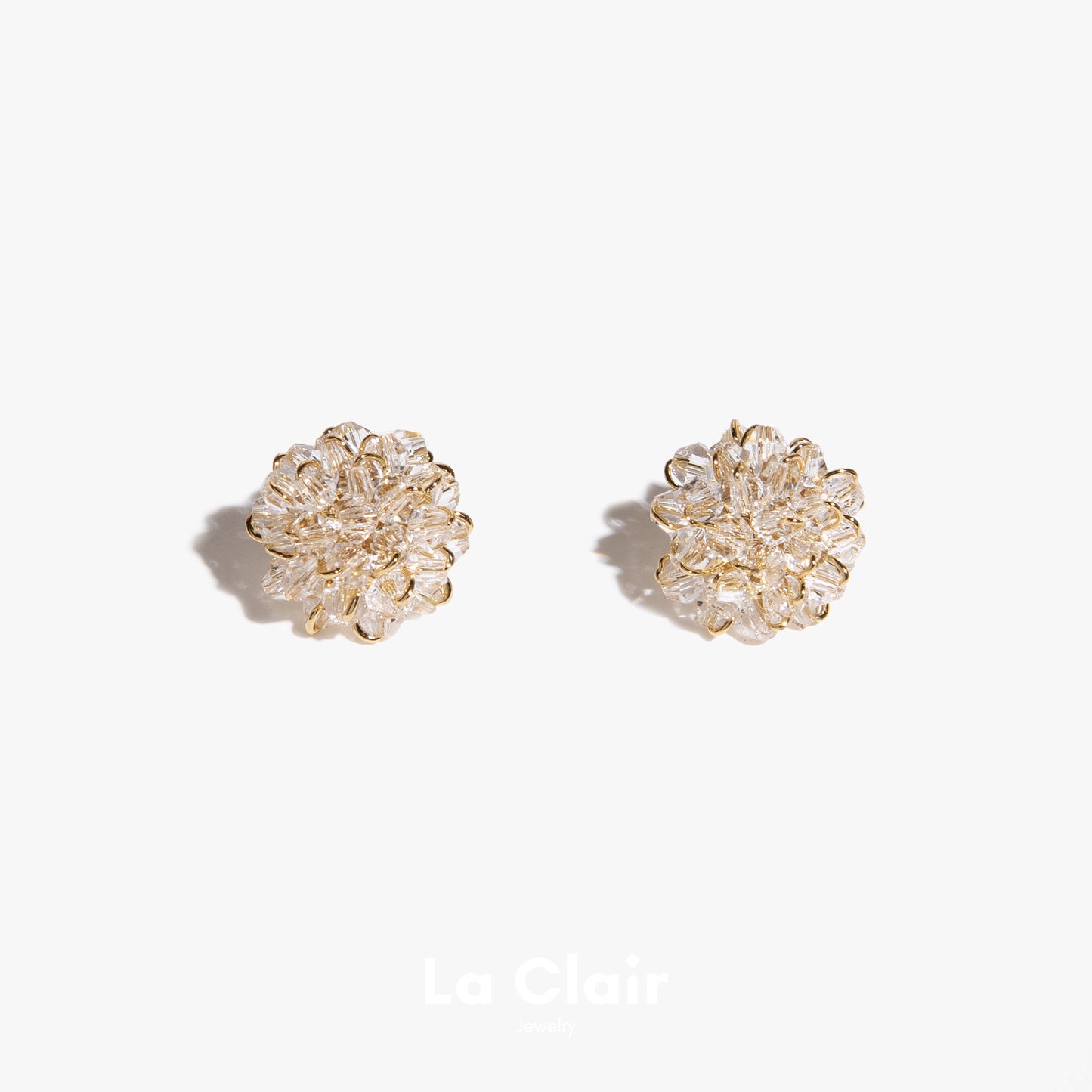 Crystal Flower Earrings