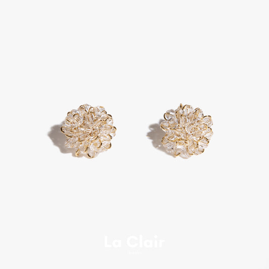 Crystal Flower Earrings