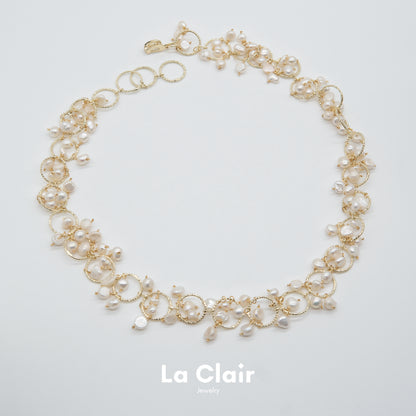 Glamorous Circlet Pearl Necklace_2
