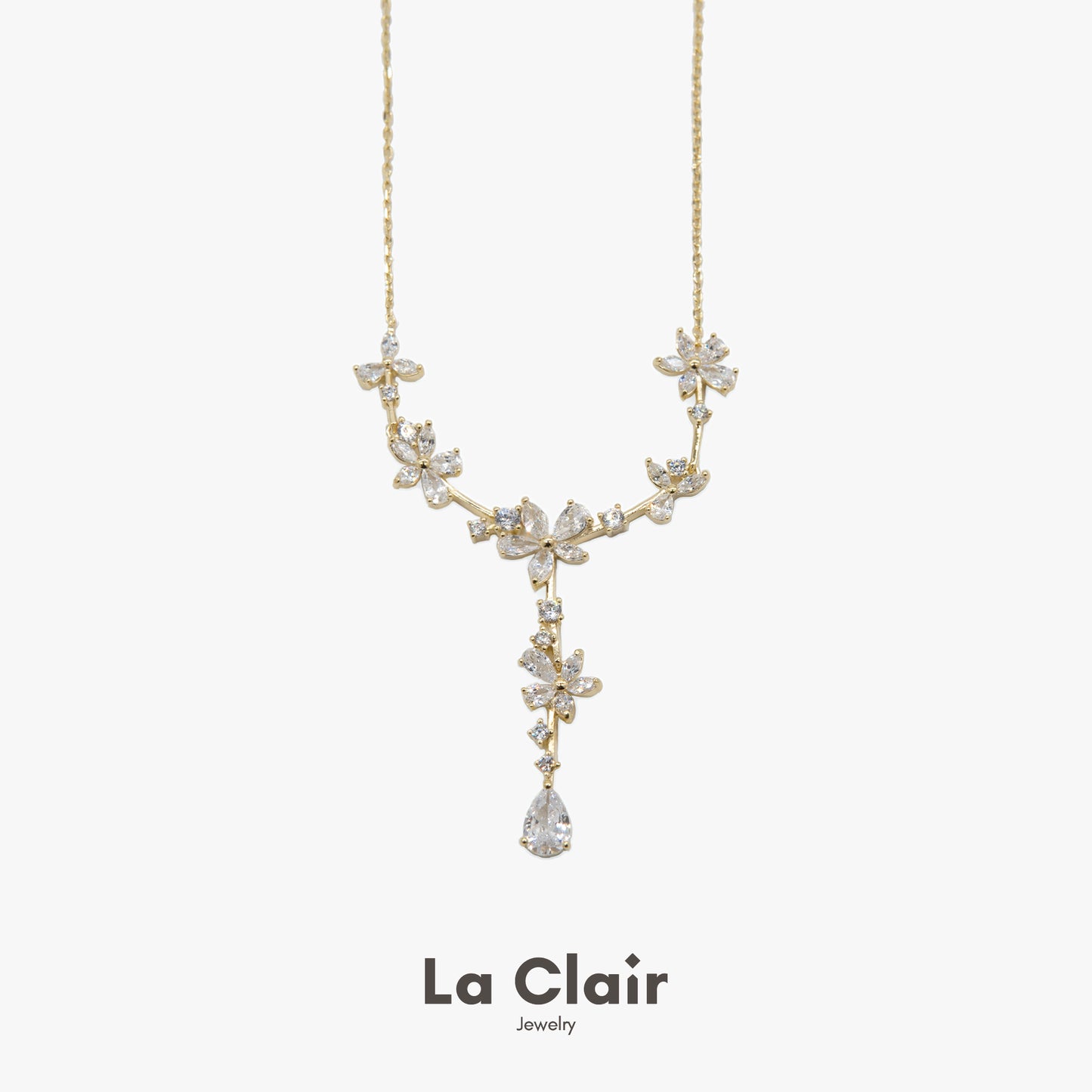 Glimmering Petal Drops Y-Necklace_5