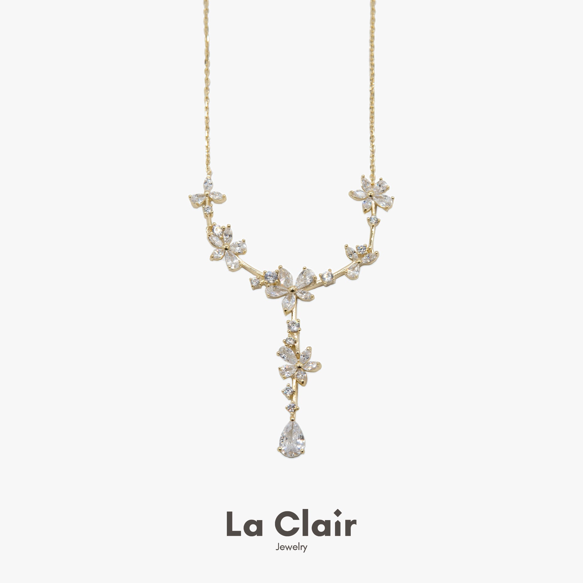 Glimmering Petal Drops Y-Necklace_5