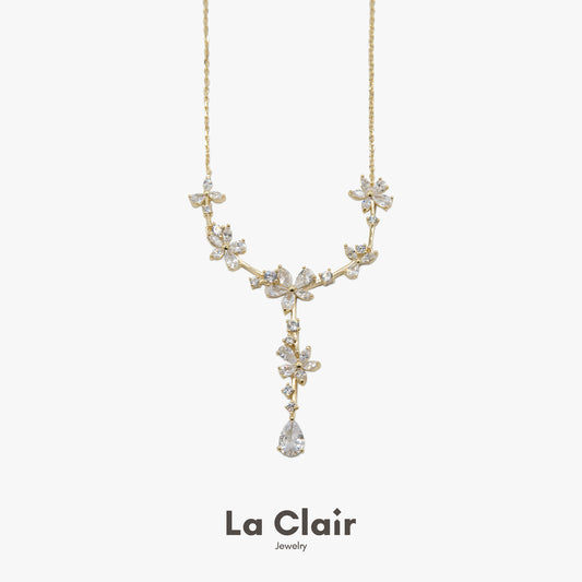 Glimmering Petal Drops Y-Necklace_5