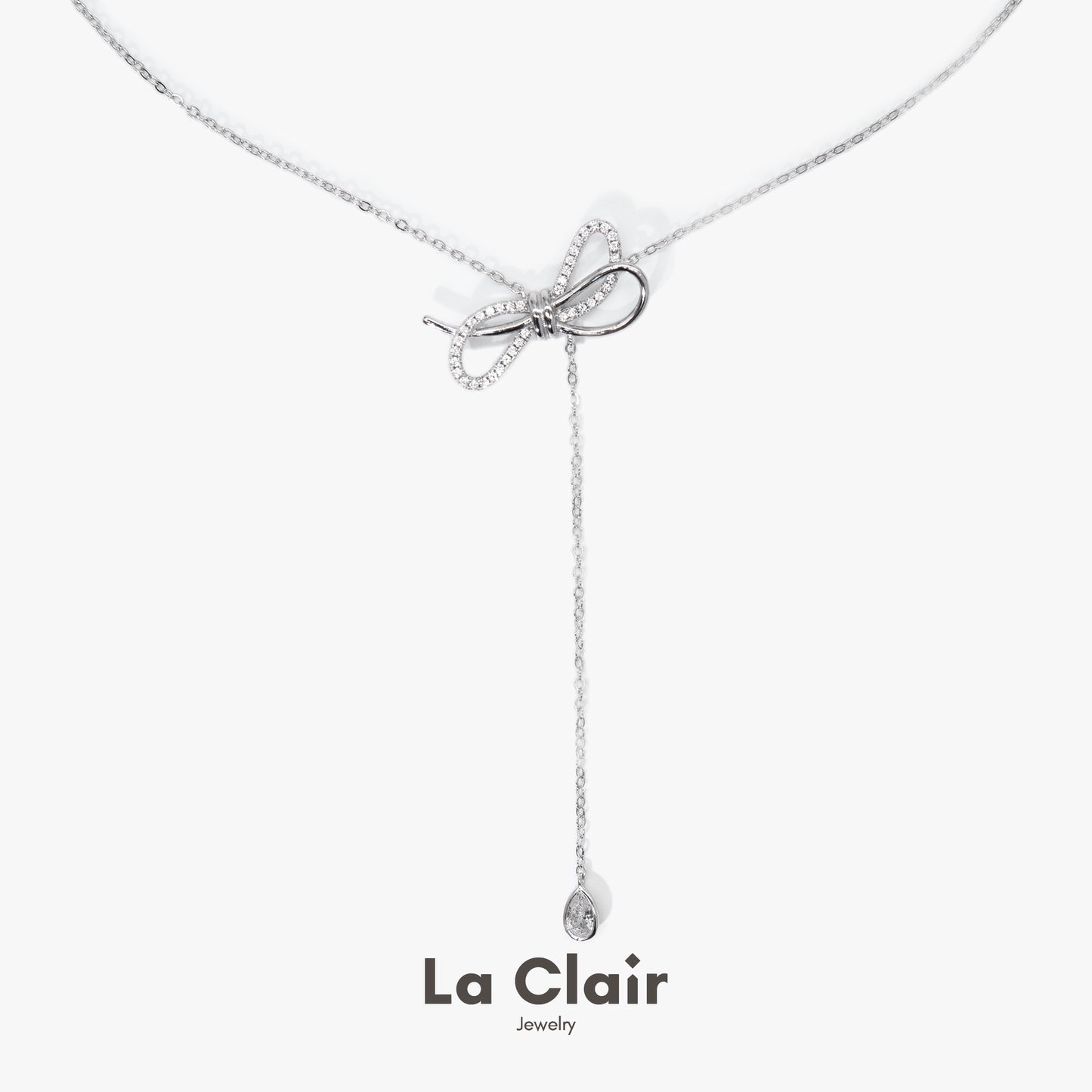 Glistening Bow Knot Necklace_4