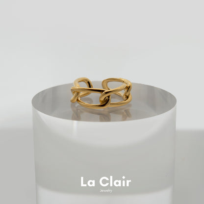 Knotted Wrap-Around Open Ring
