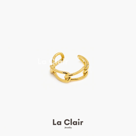 Knotted Wrap-Around Open Ring