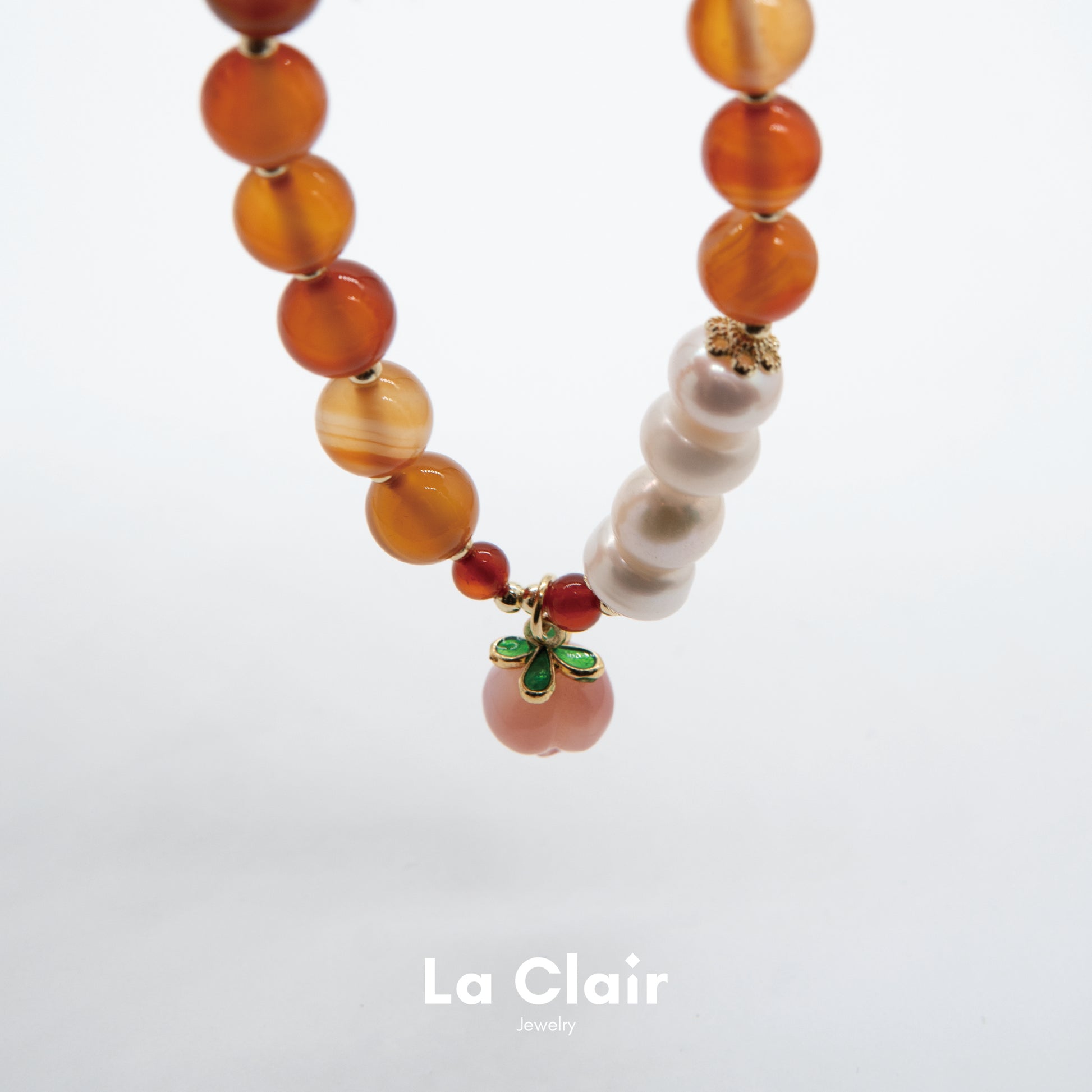 Peach Charm Bracelet_1
