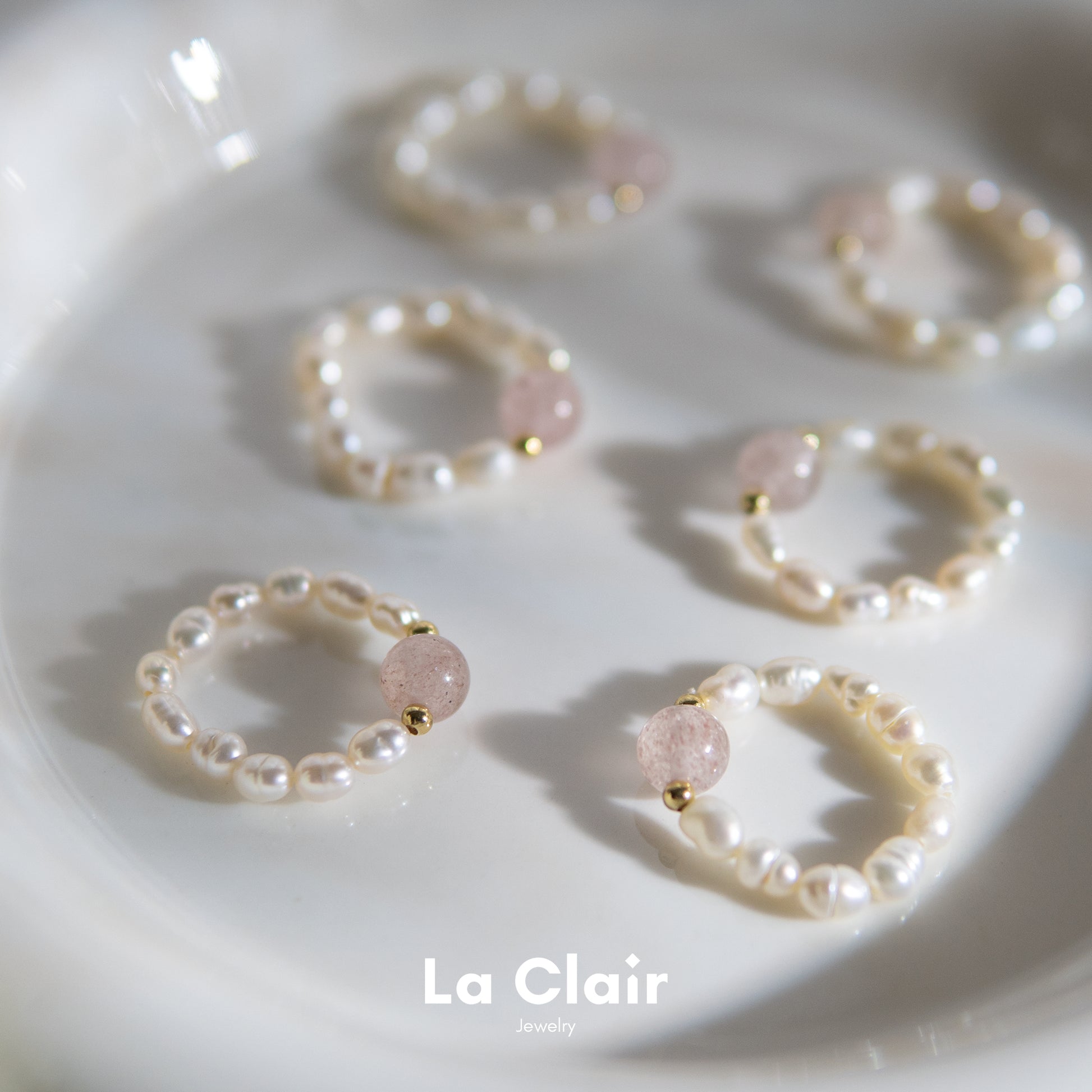 Pink Crystal Pearl Ring_2