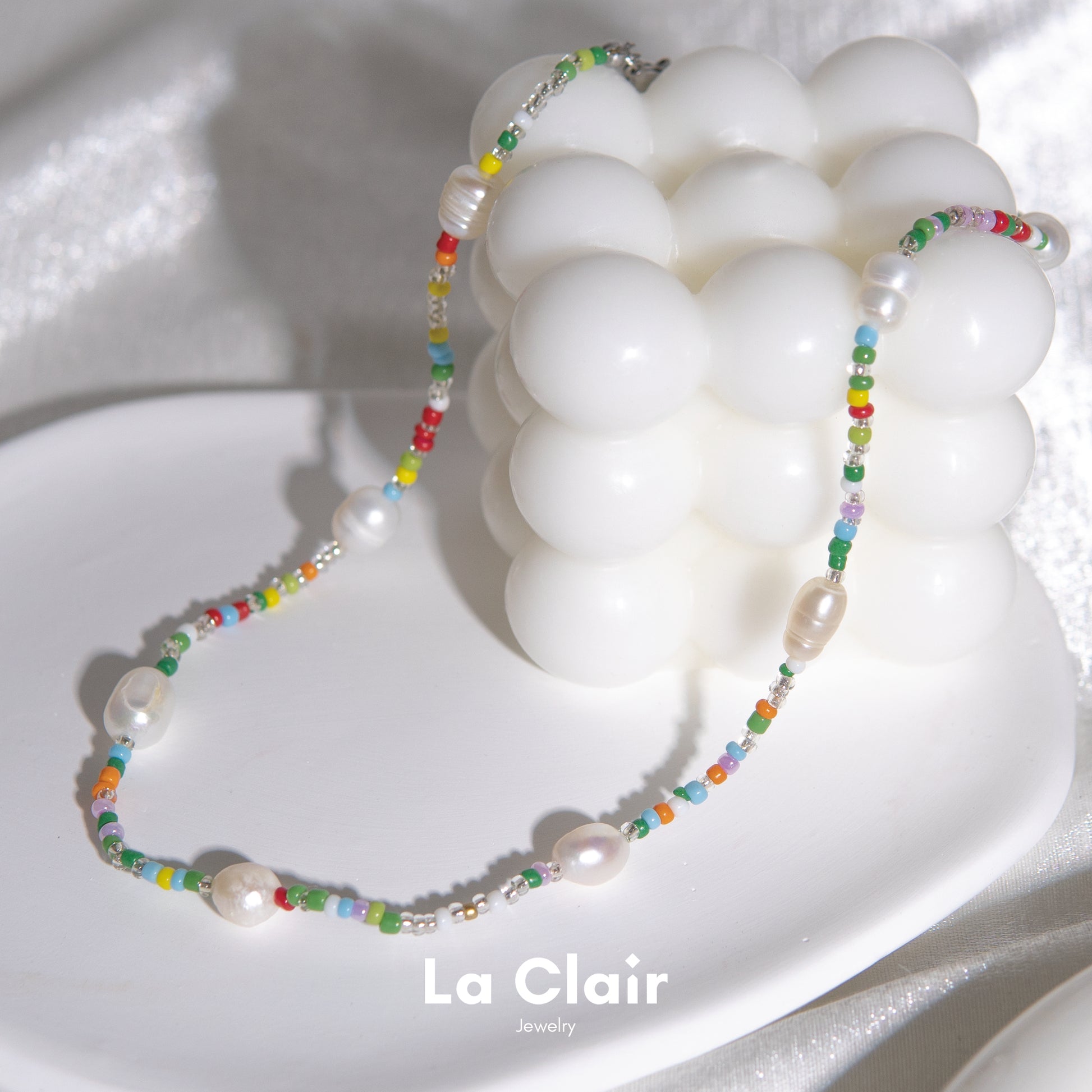 Rainbow Melody Pearl Necklace_1