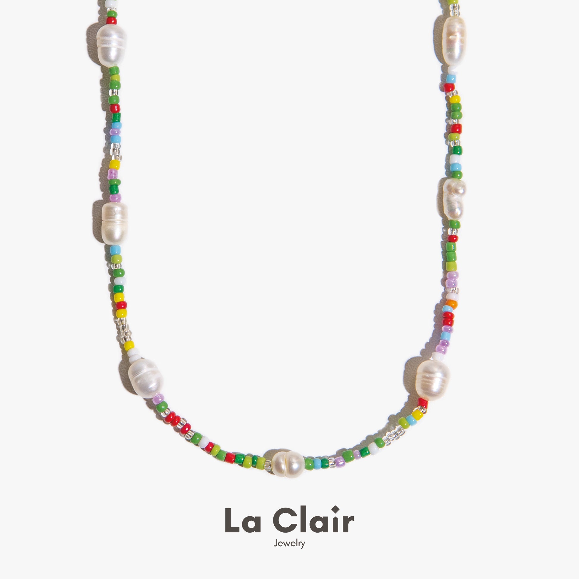 Rainbow Melody Pearl Necklace_5