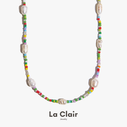 Rainbow Melody Pearl Necklace_5
