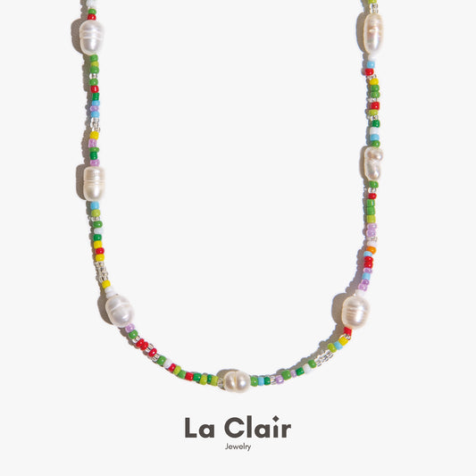 Rainbow Melody Pearl Necklace_5