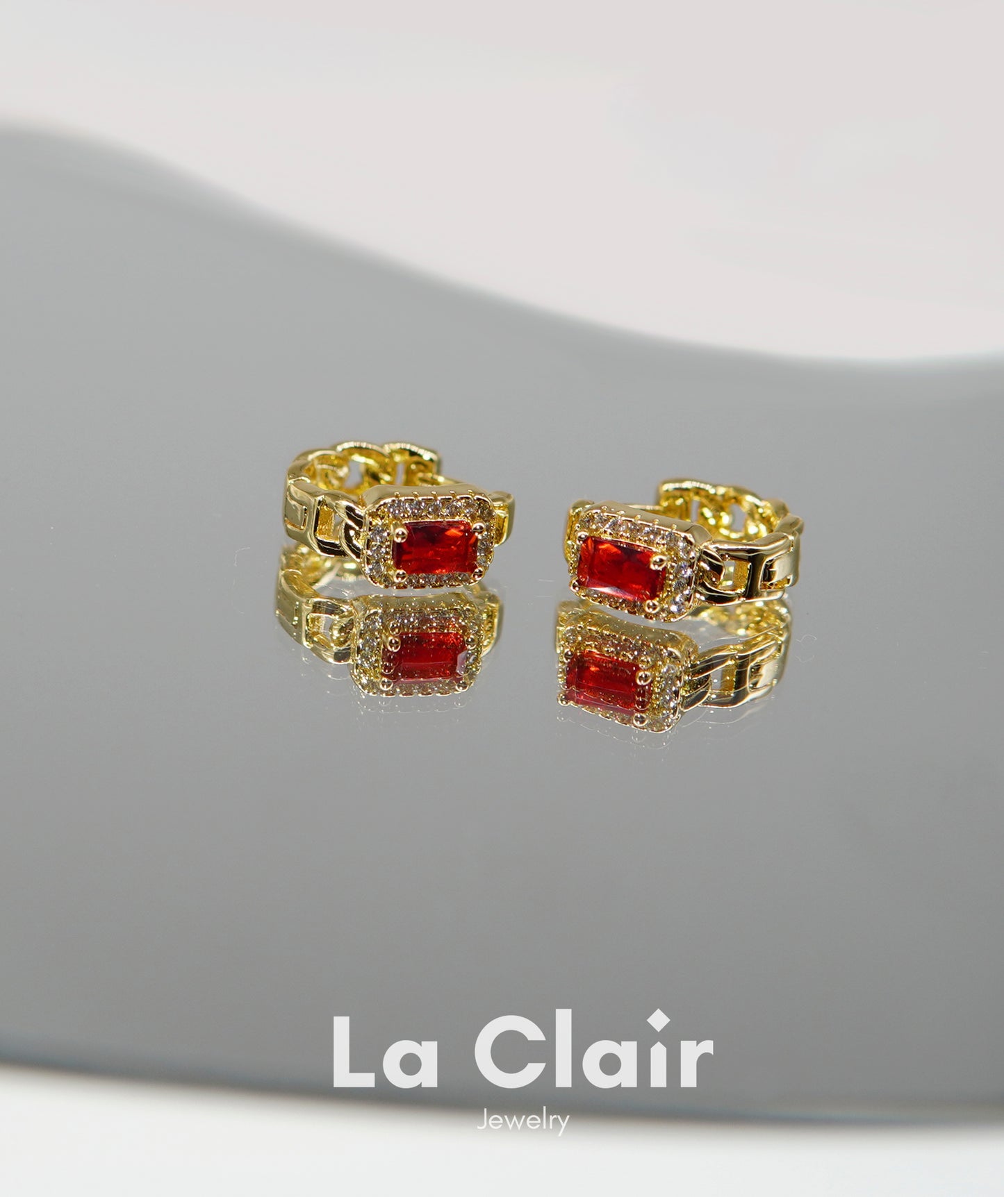 Regal Ruby Elegance Hoop Earrings_3