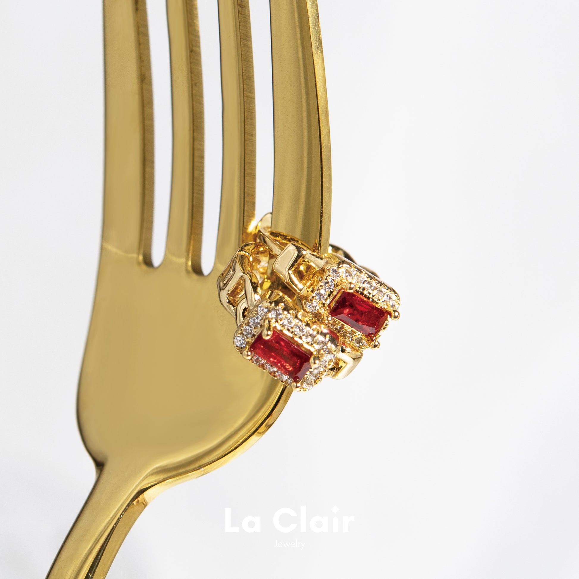 Regal Ruby Elegance Hoop Earrings_5