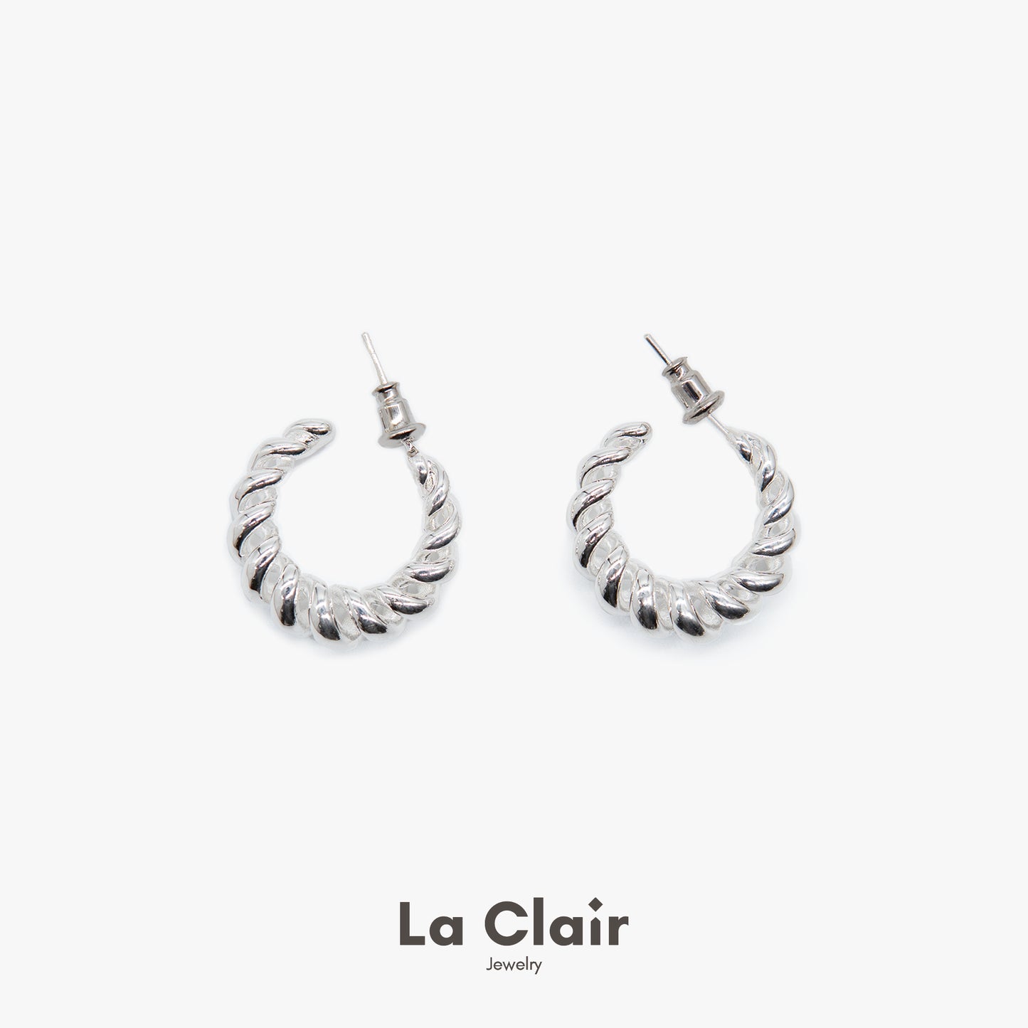 Silver Croissant Hoop Earrings_5