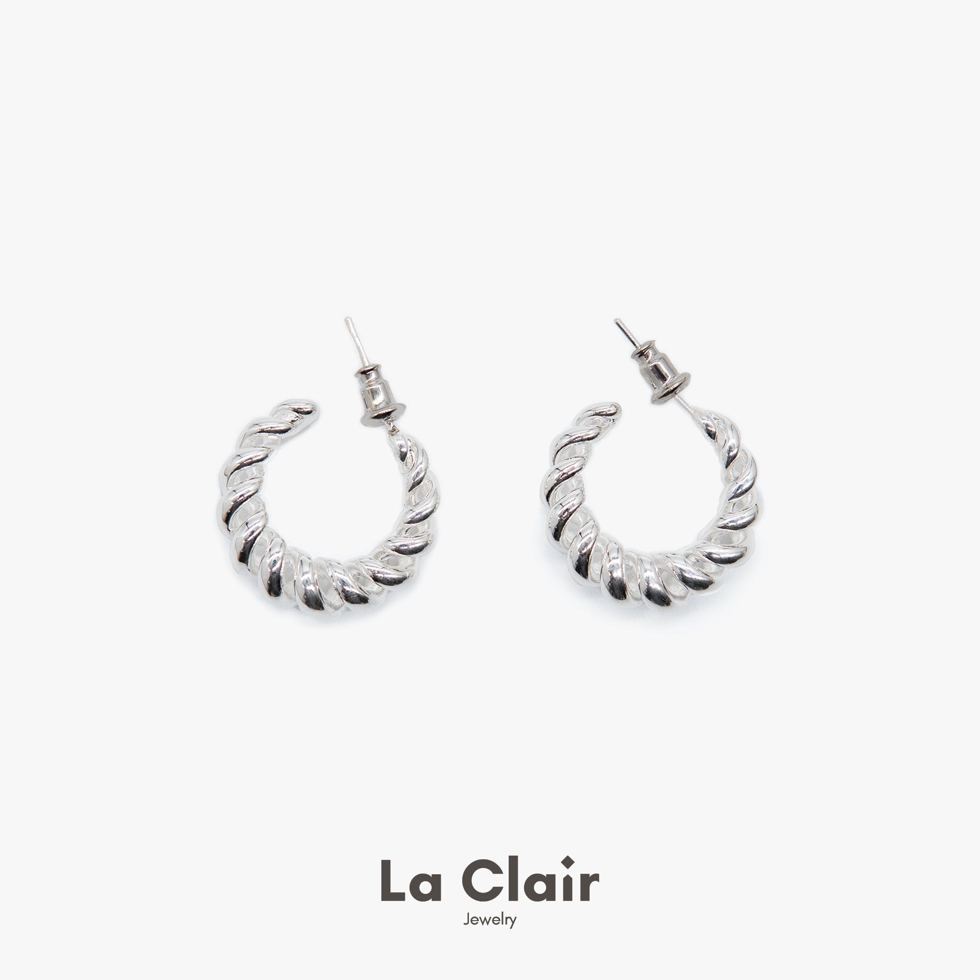 Silver Croissant Hoop Earrings_5