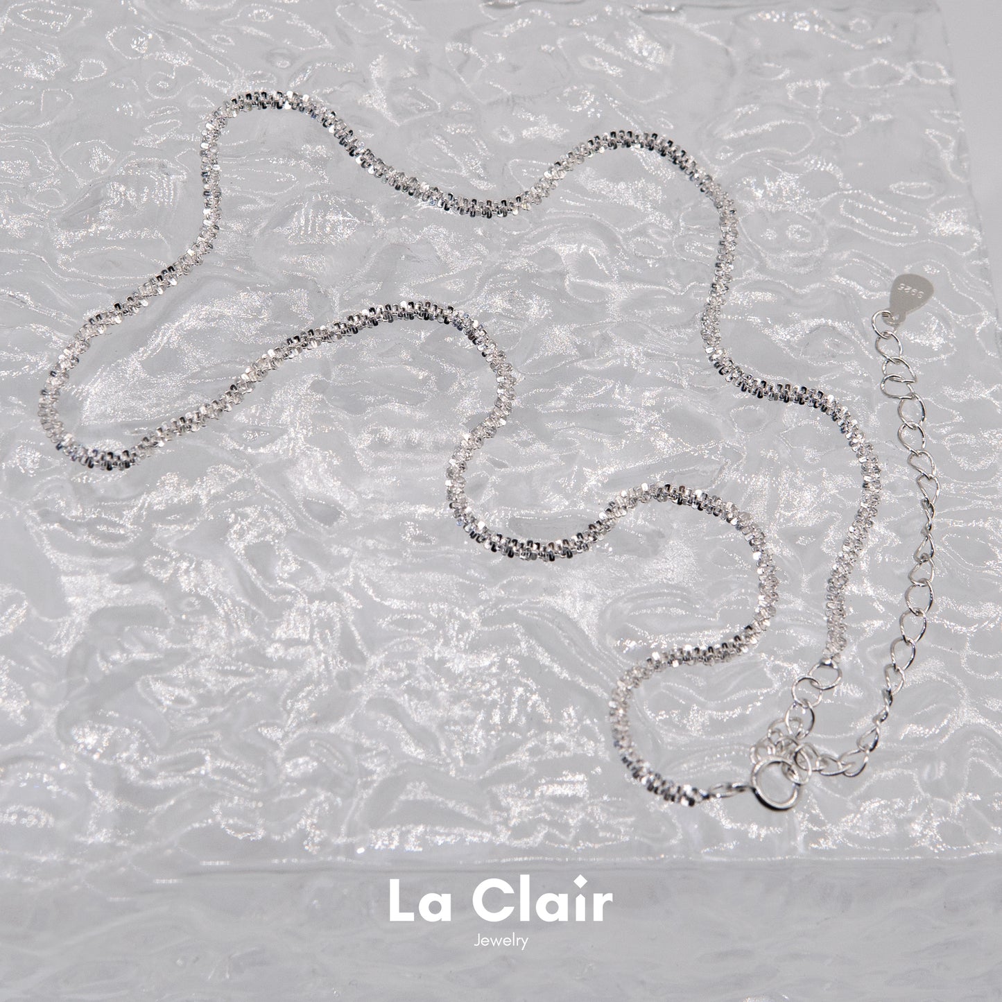 Sparkling Delicate Silver Chain_2