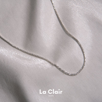 Sparkling Delicate Silver Chain_3