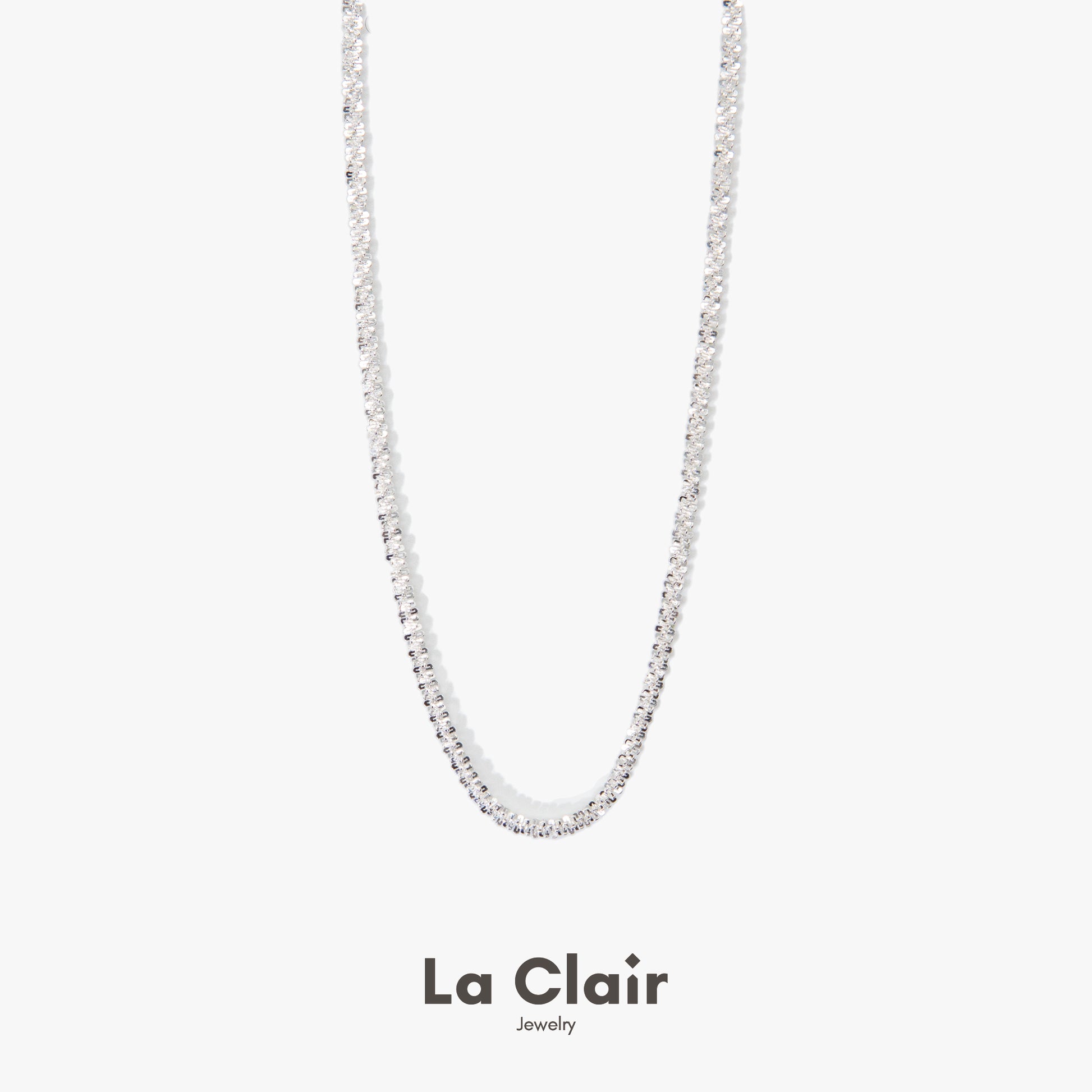 Sparkling Delicate Silver Chain_5