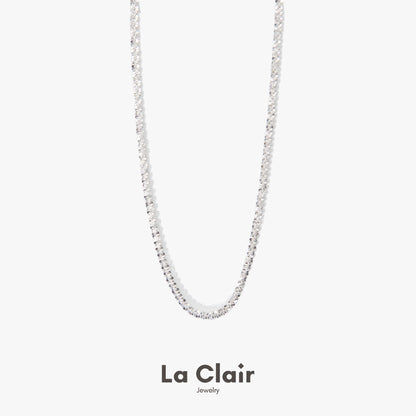 Sparkling Delicate Silver Chain_5