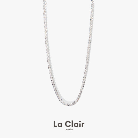 Sparkling Delicate Silver Chain_5