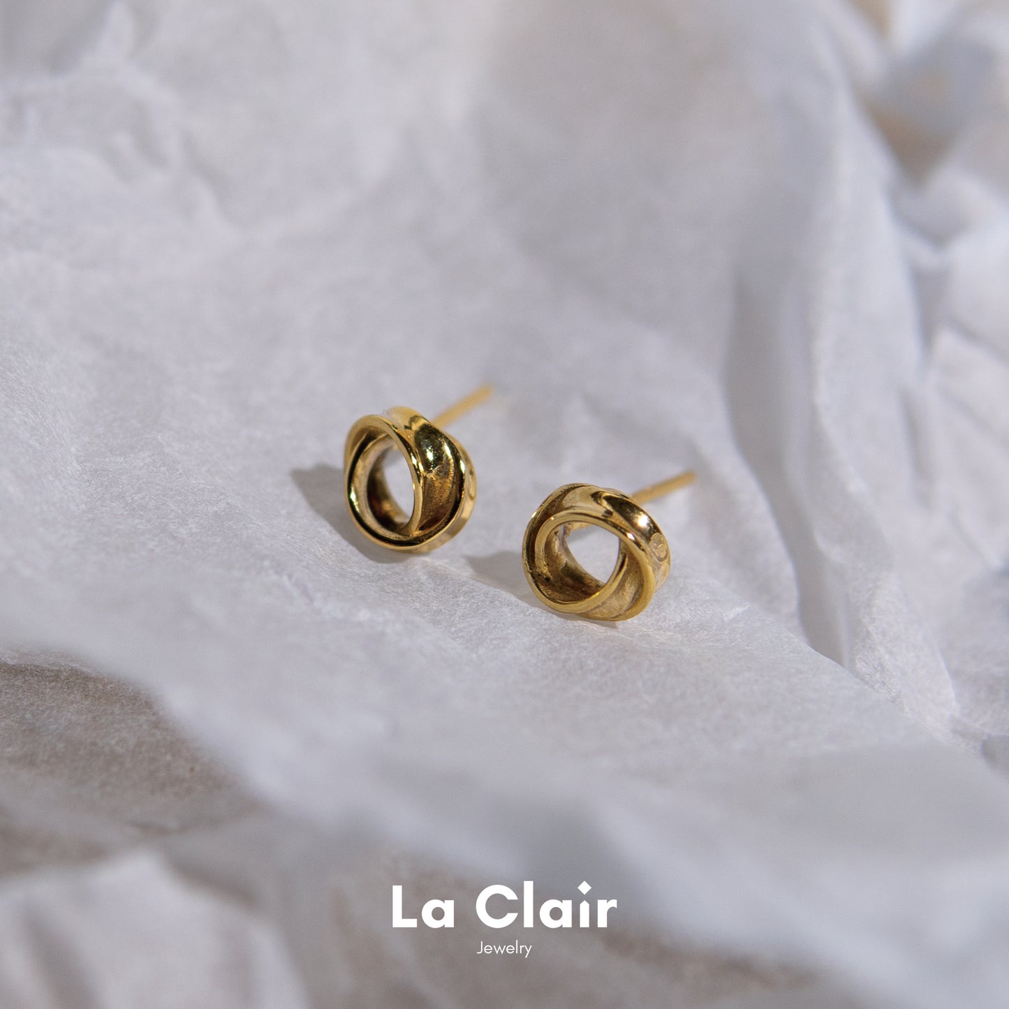Tiny Twist Gold Studs_1