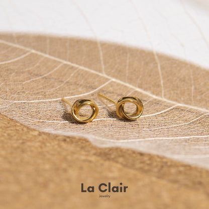 Tiny Twist Gold Studs_2