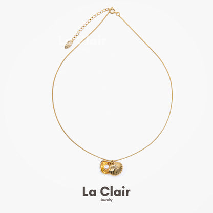 Open and Closed Shell Necklace