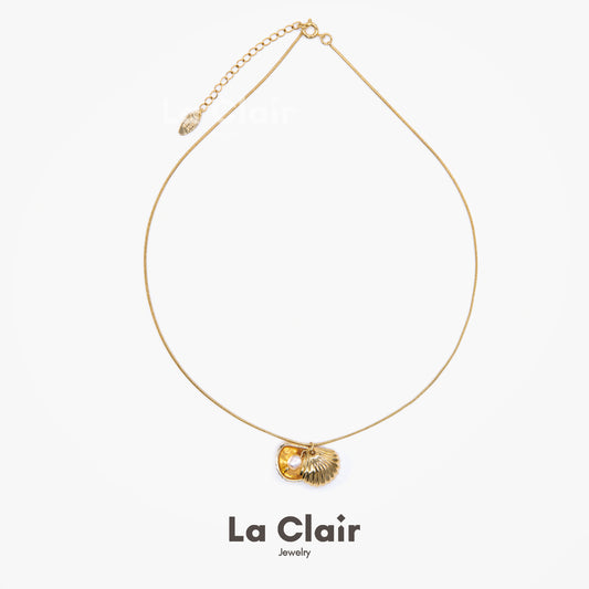 Open and Closed Shell Necklace